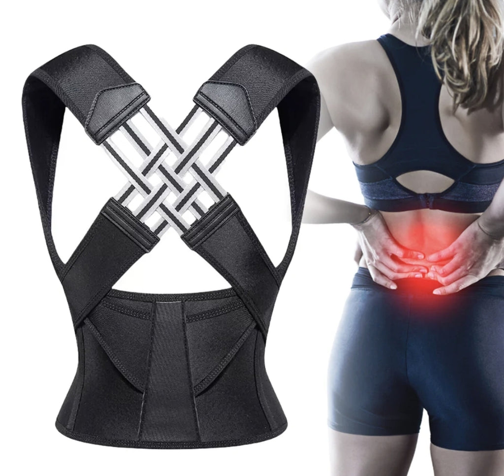 Corrector de Postura Mujer | Soporte Ergonómico Ajustable en X
